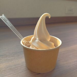 月形温泉ゆりかご道の駅275つきがたのソフトクリーム